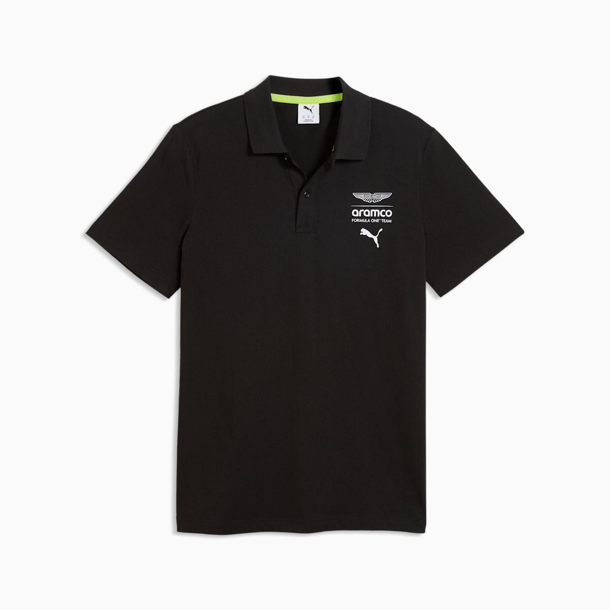 PUMA x ASTON MARTIN ARAMCO F1® TEAM Essentials ... - PUMA Black - front on white background