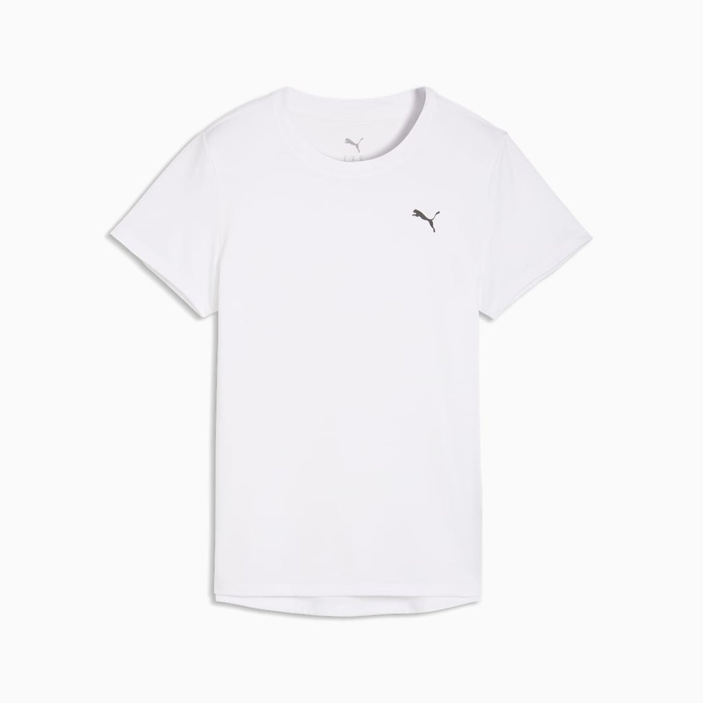 Train All Day Essentials Crew Tee Women - PUMA White - front on white background