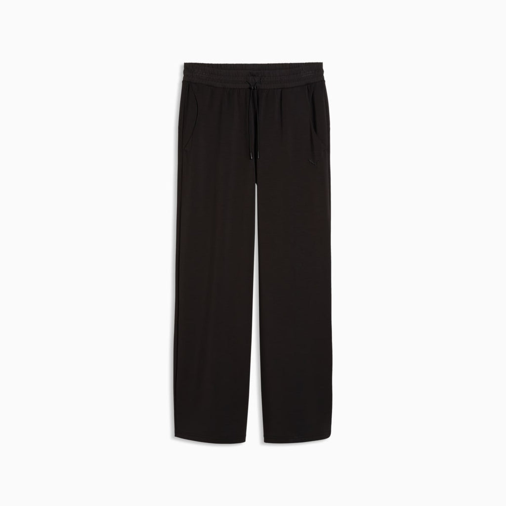 PUMA Women's Clothing Training, TRACKSUIT PANTS - PUMA Black - front on white background