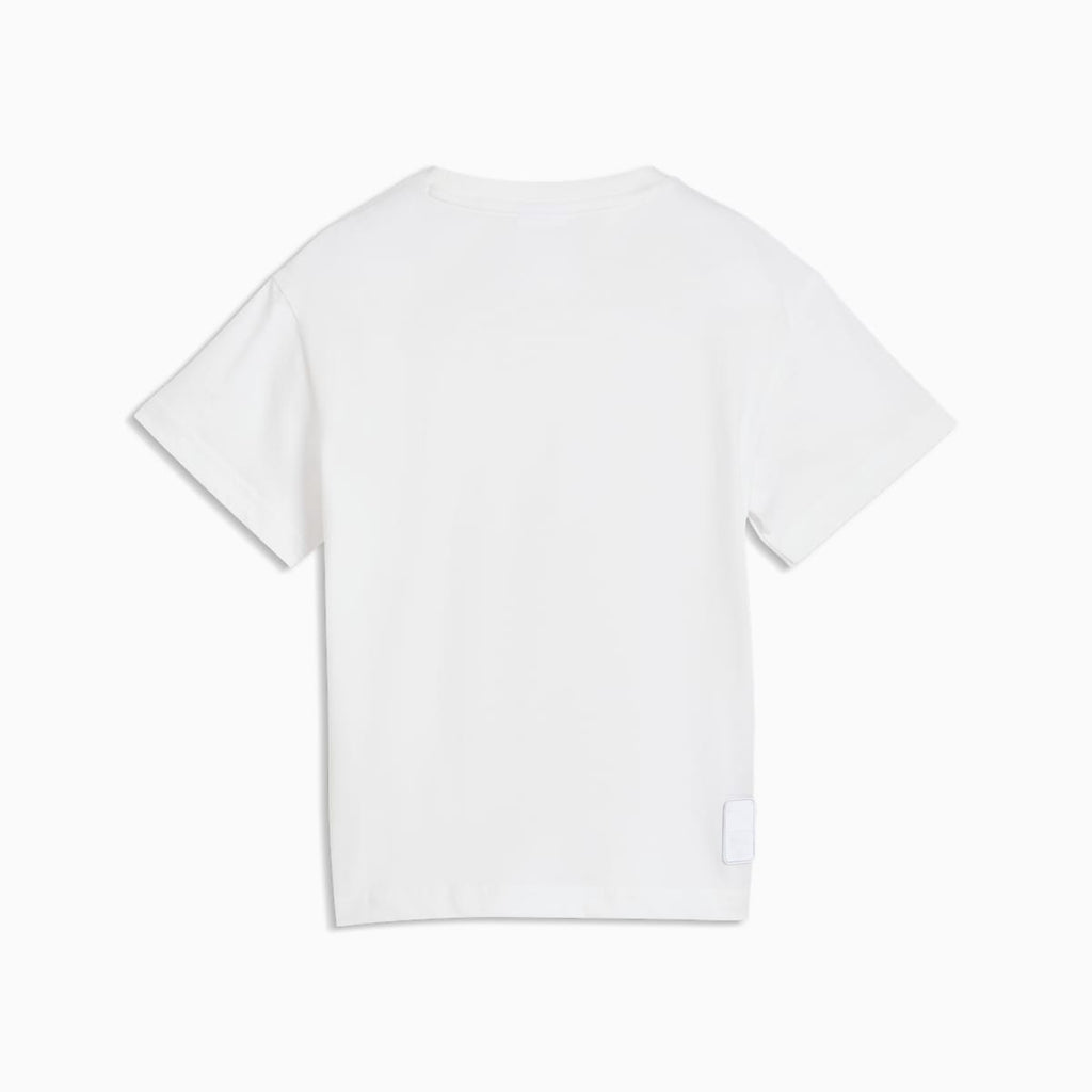 PUMA x TRANSFORMERS Relaxed Graphic Tee Kids - PUMA White - back on white background