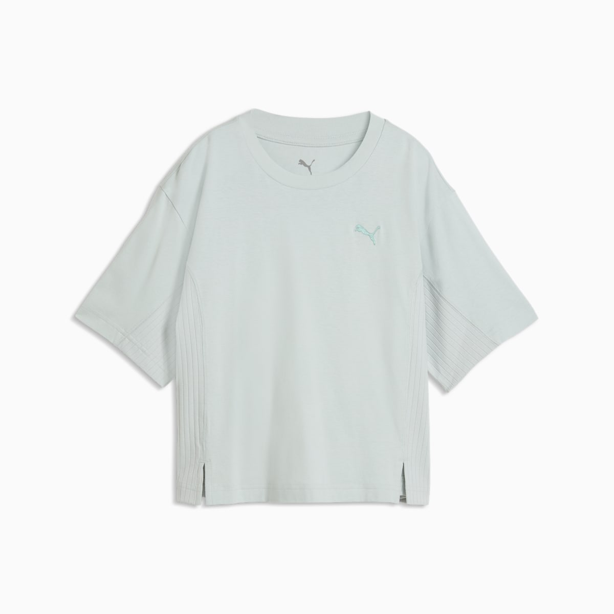 HER Women's Relaxed Tee - Créme De Mint - front on white background