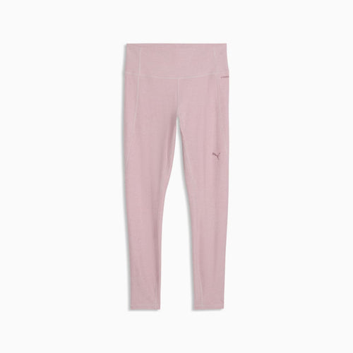 Cloudspun Ultra Soft Women's High-Waist, Full Length Training Tights - Misty Pink Heather - front on white background