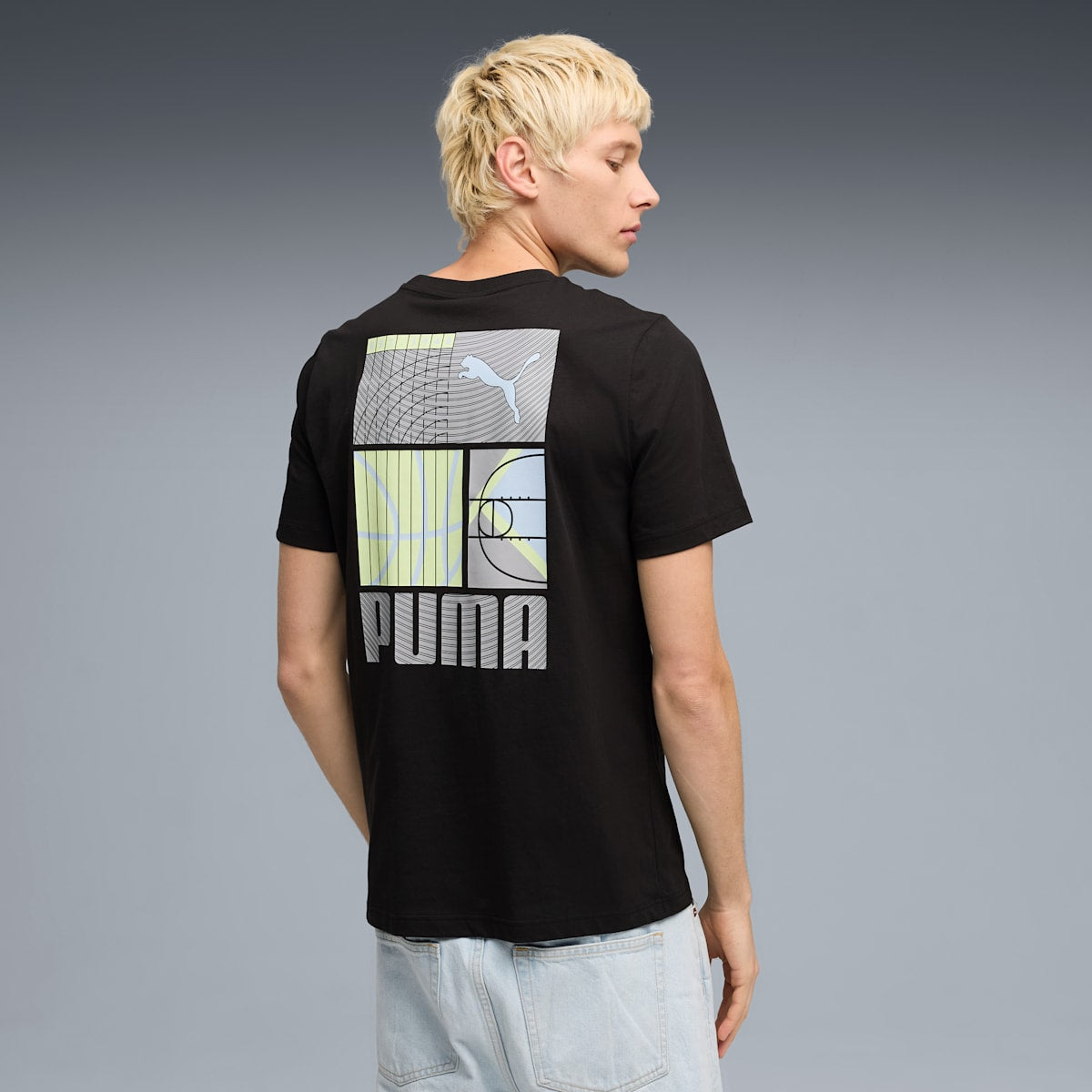 PUMA Graphic Sports Tee Men - PUMA Black image 5