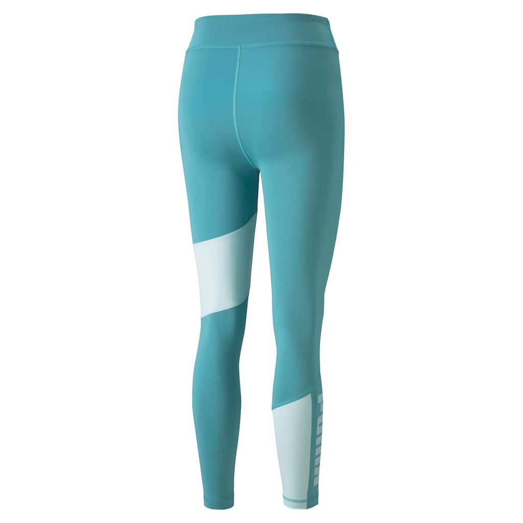 Train Favorite Logo High-Waist 7/8 Tights Women - Deep Orchid back view