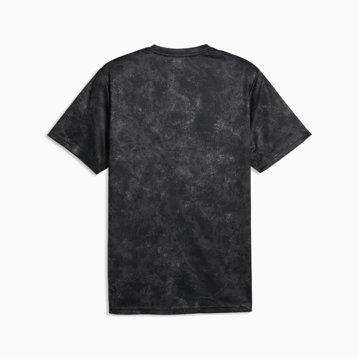 Train All Day Essentials Printed Tee Men - PUMA Black - back on white background