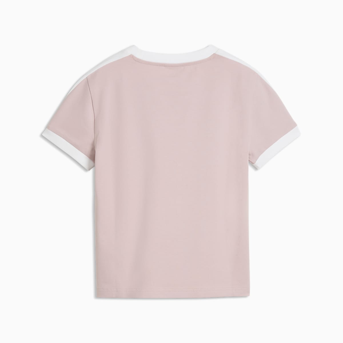 T7 Women's Slim Tee - Misty Pink - back on white background