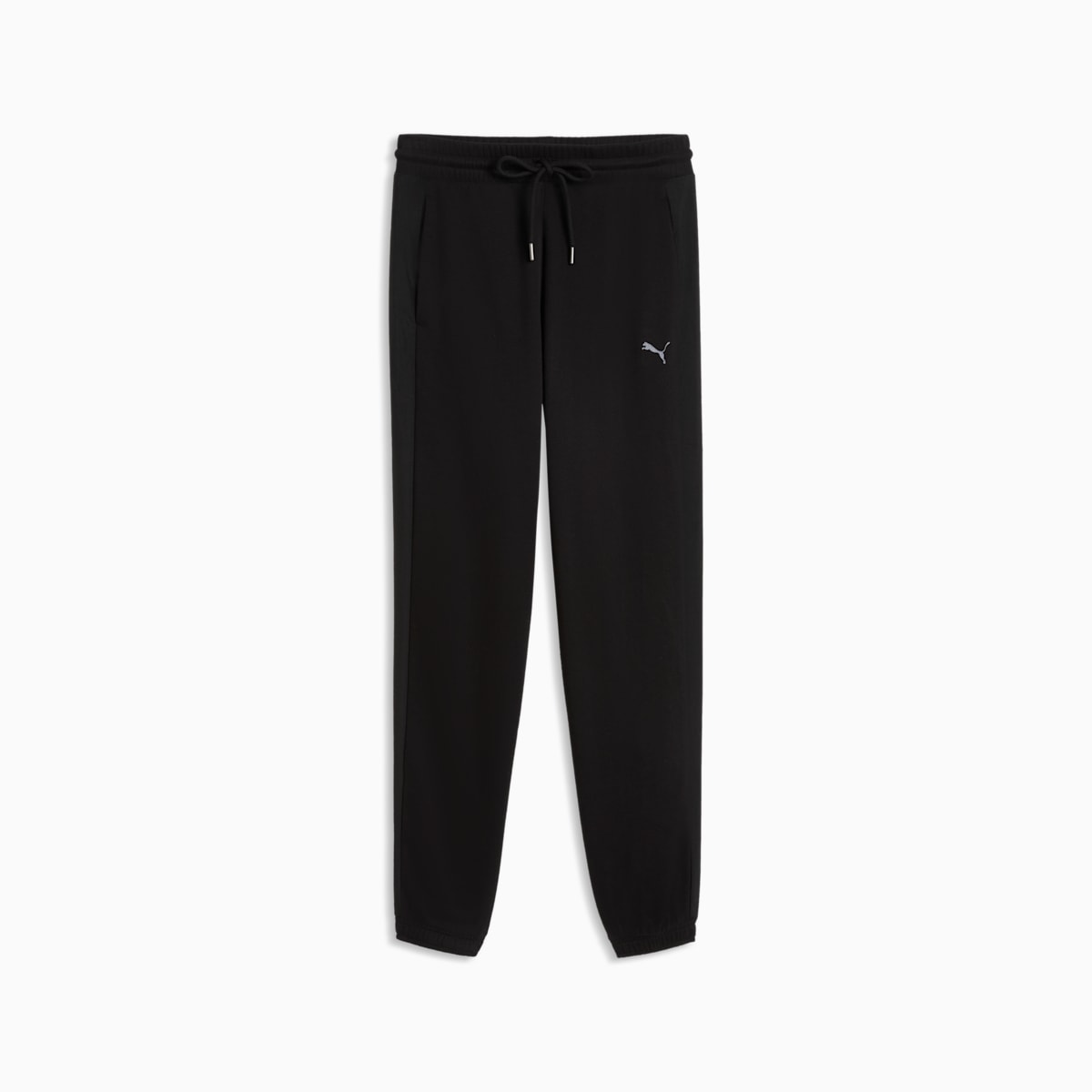 HER Comfort High-Waist Sweatpants Women - PUMA Black front view