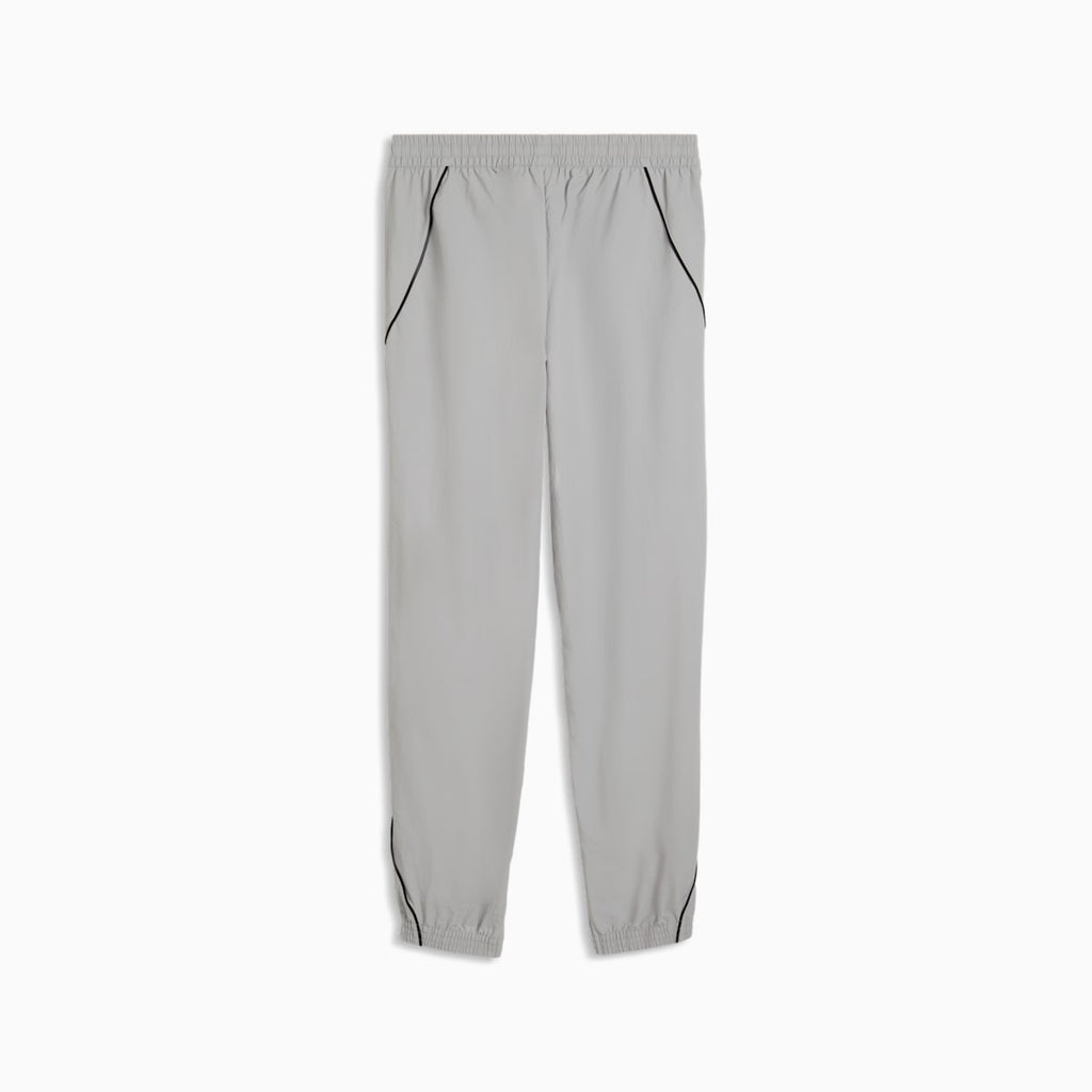 PUMA Sport Men's Woven Track Pants - Gray Echo - back on white background