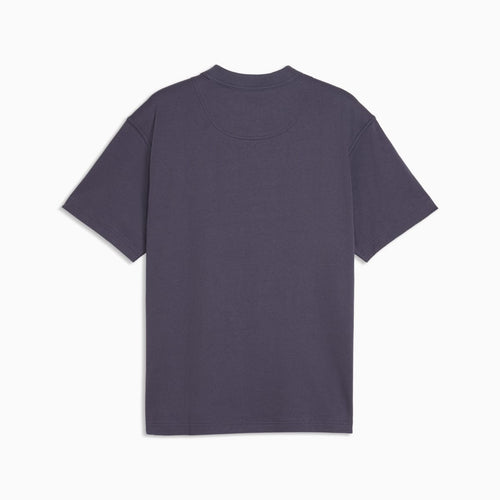 Essentials Elevated No.1 Relaxed Tee Men - Inky Depths - back on white background