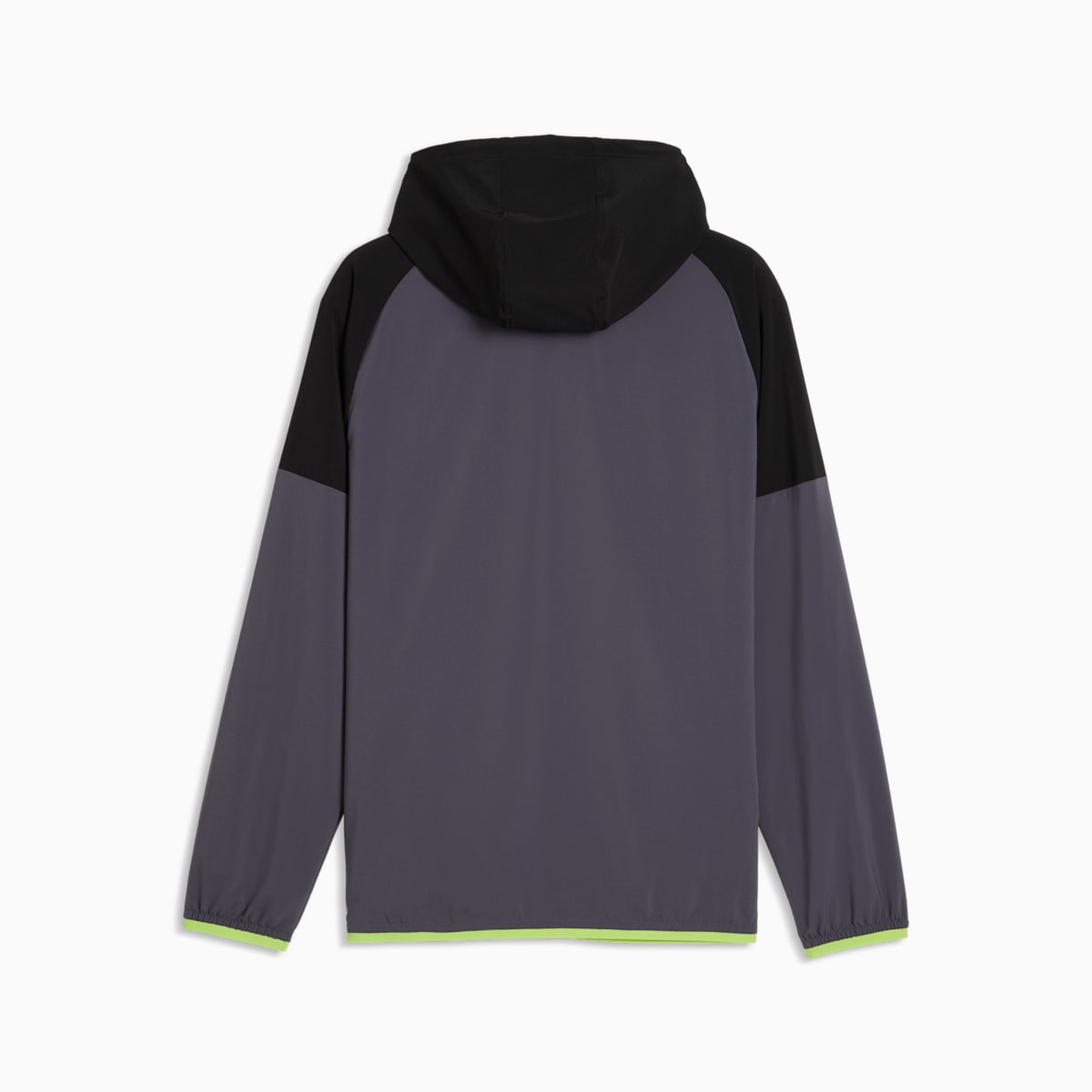 PWRTRAIN Stretch Woven Full-Zip Jacket Men - Galactic Gray - back on white background