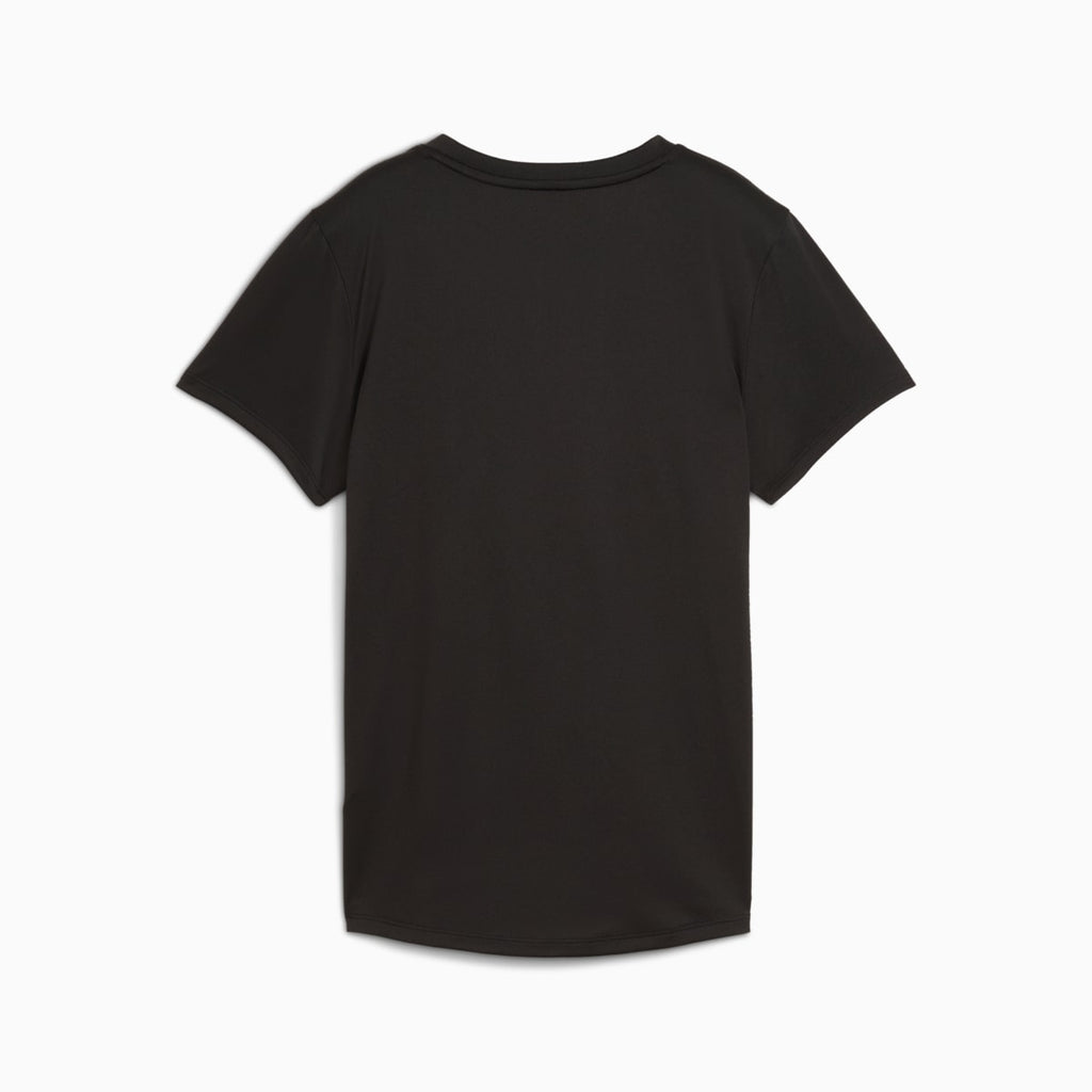 Train All Day Essentials Crew Tee Women - PUMA Black - back on white background