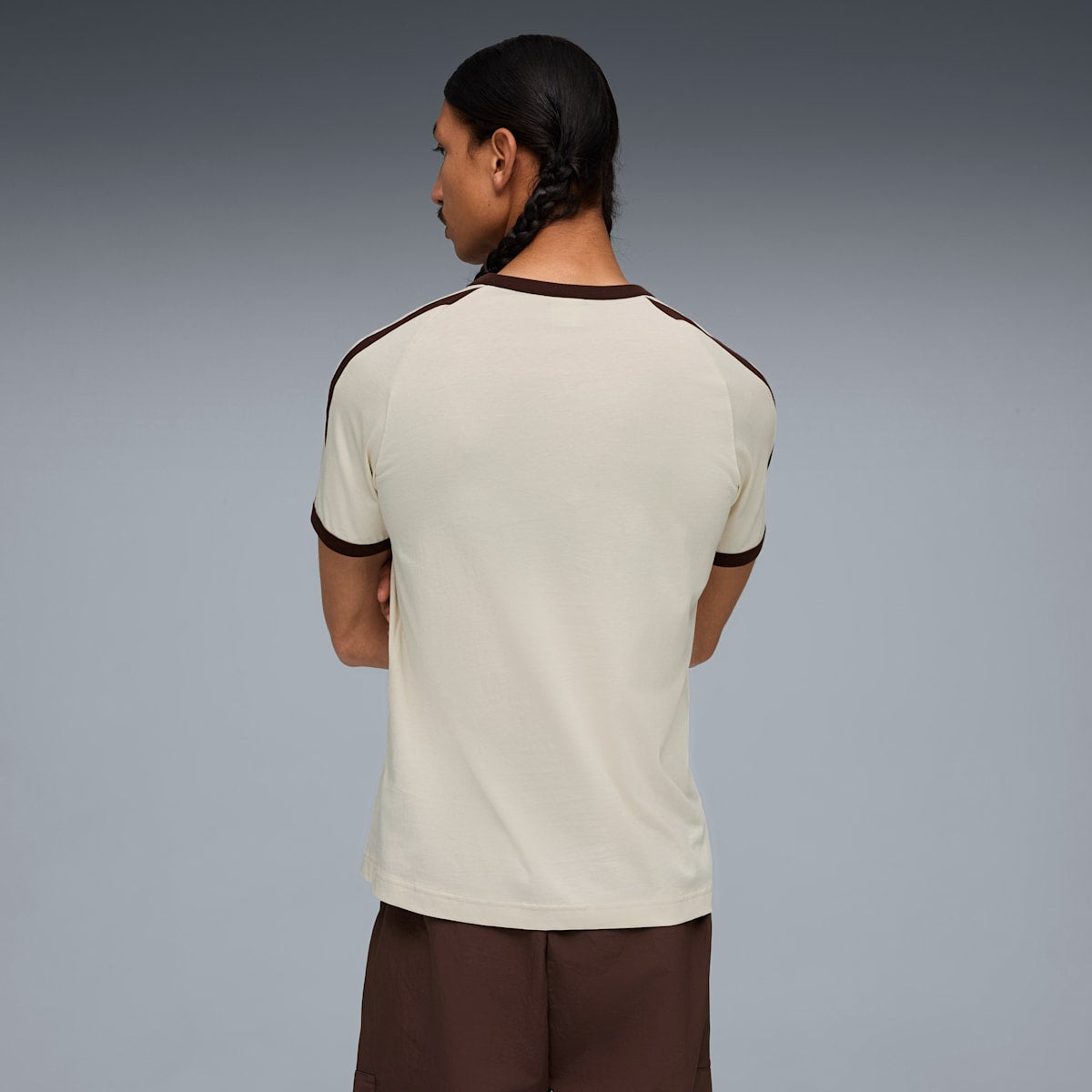T7 Big Cat Ringer Tee Men - Alpine Snow image 5