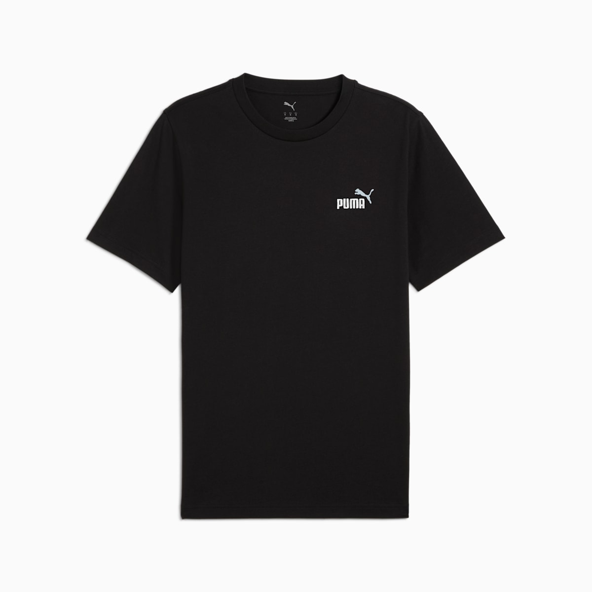 Essentials 2 Color Small No. 1 Logo Tee Men - PUMA Black image 1