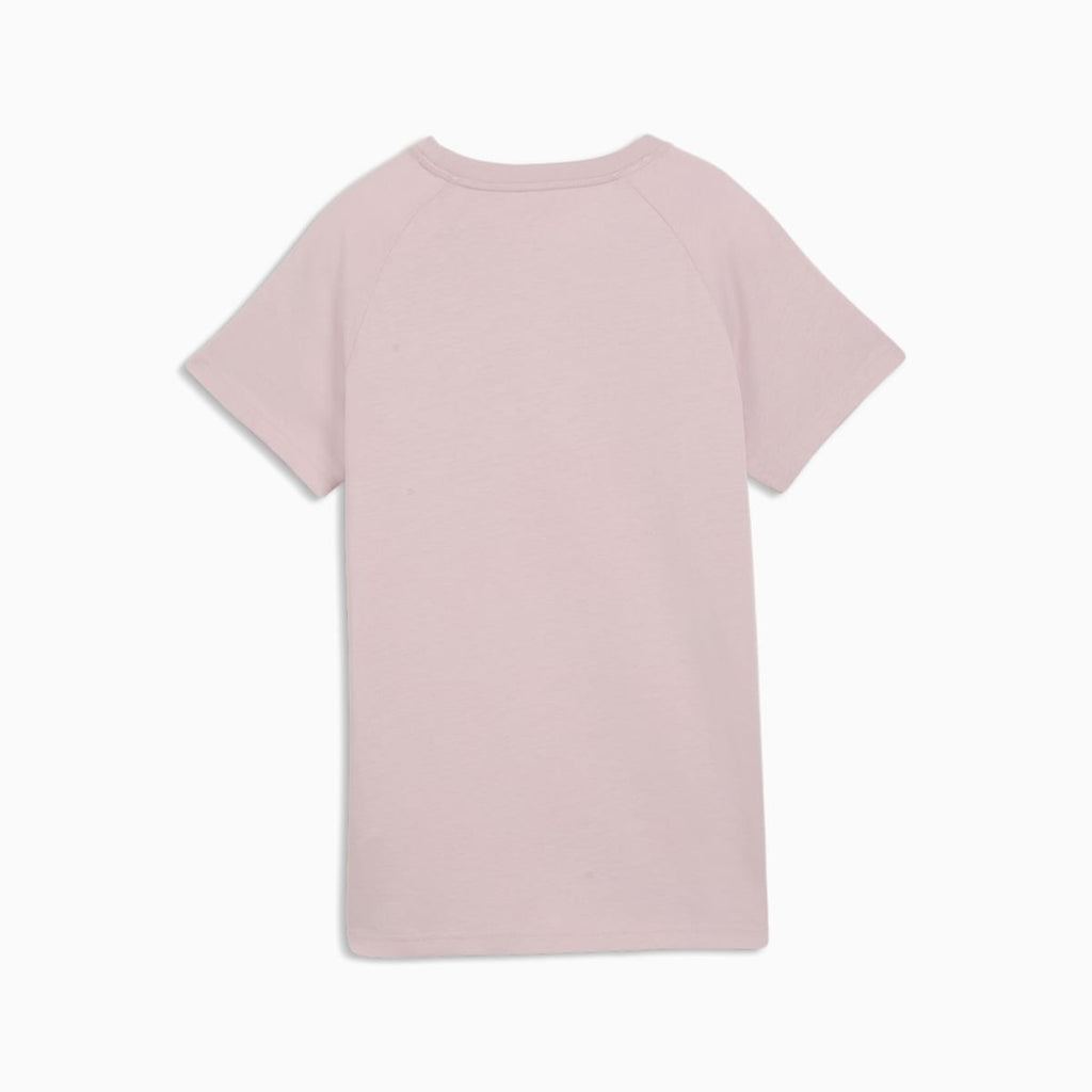 Essentials Sequins Tee Women - Misty Pink - back on white background