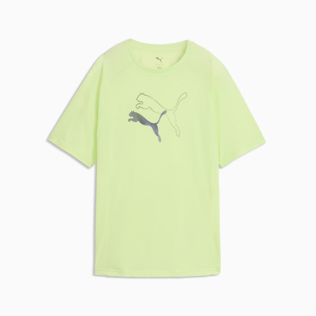 EVOSTRIPE Relaxed Graphic Tee Women - Apple Spritz front view