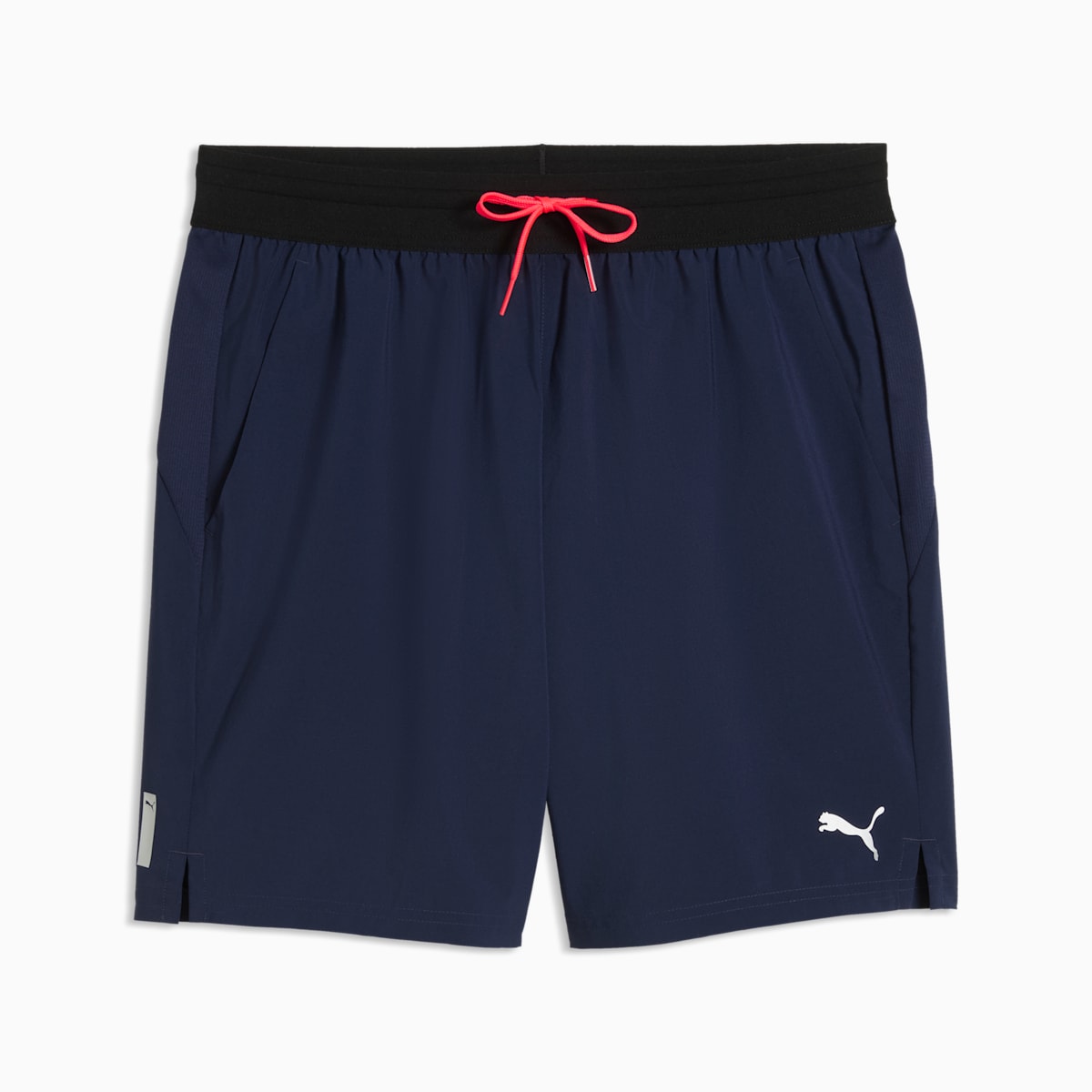 PWRTRAIN 7" Woven Shorts Men - PUMA Navy - front on white background