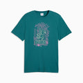 Graphic Hand-Drawn Tee Men - Emerald Ice image 2