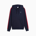 Essentials Elevated Hoodie Men - PUMA Navy - front on white background