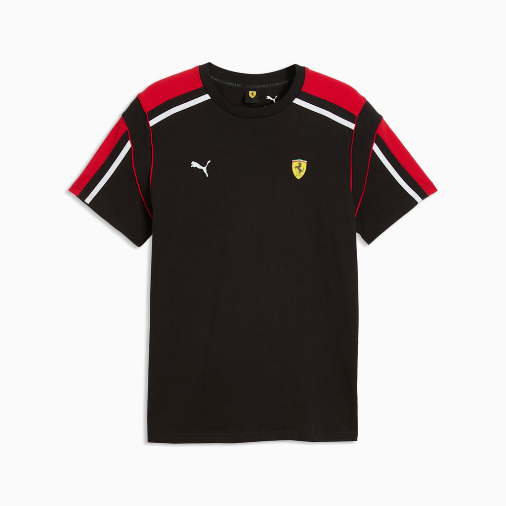 Ferrari MT7 Tee Men - PUMA Black - front on white background