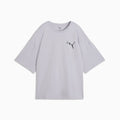 Graphics Bubble Oversized Tee Women - Vibrant Silver front view