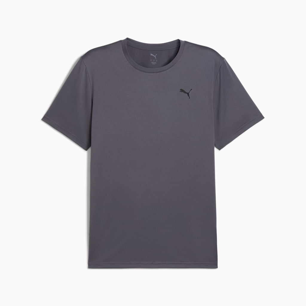 TAD ESSENTIALS Solid Cat Tee Men - Galactic Gray front view