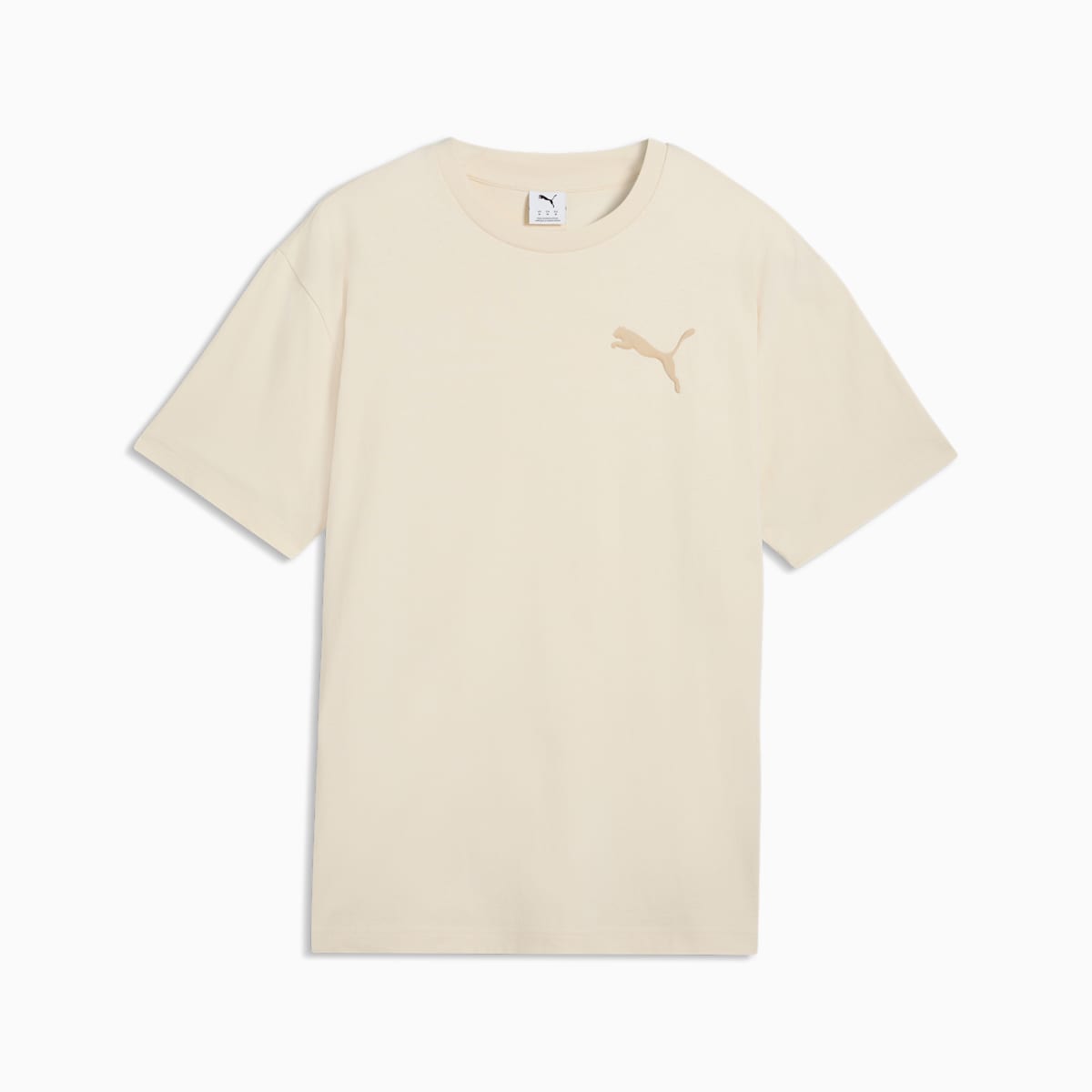 Essentials Elevated Cat Logo Relaxed Tee Men - Alpine Snow image 2
