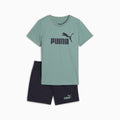 ESS No.1 Logo Tee and Shorts Set PS Gree front view