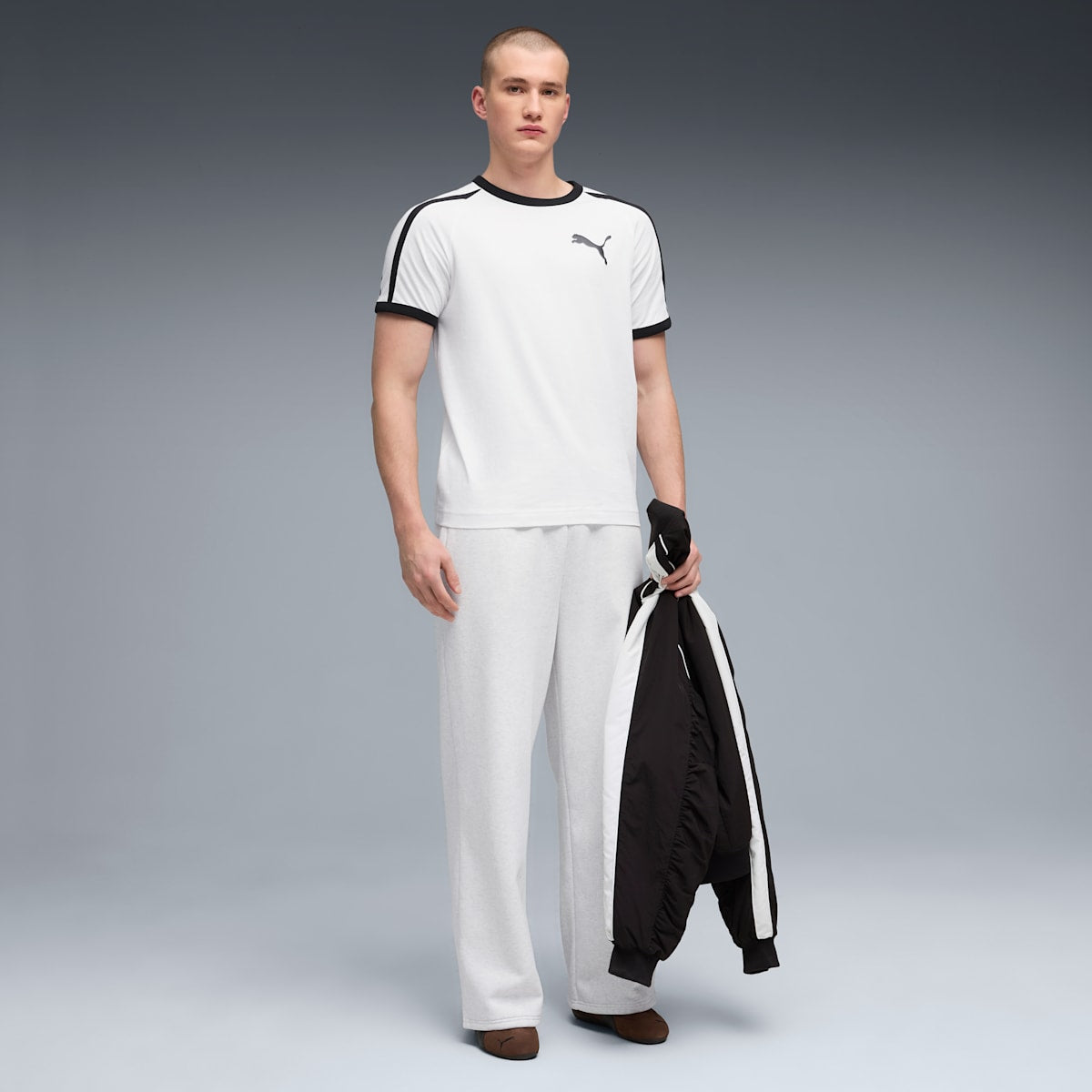 T7 Big Cat Ringer Tee Men - PUMA White image 3