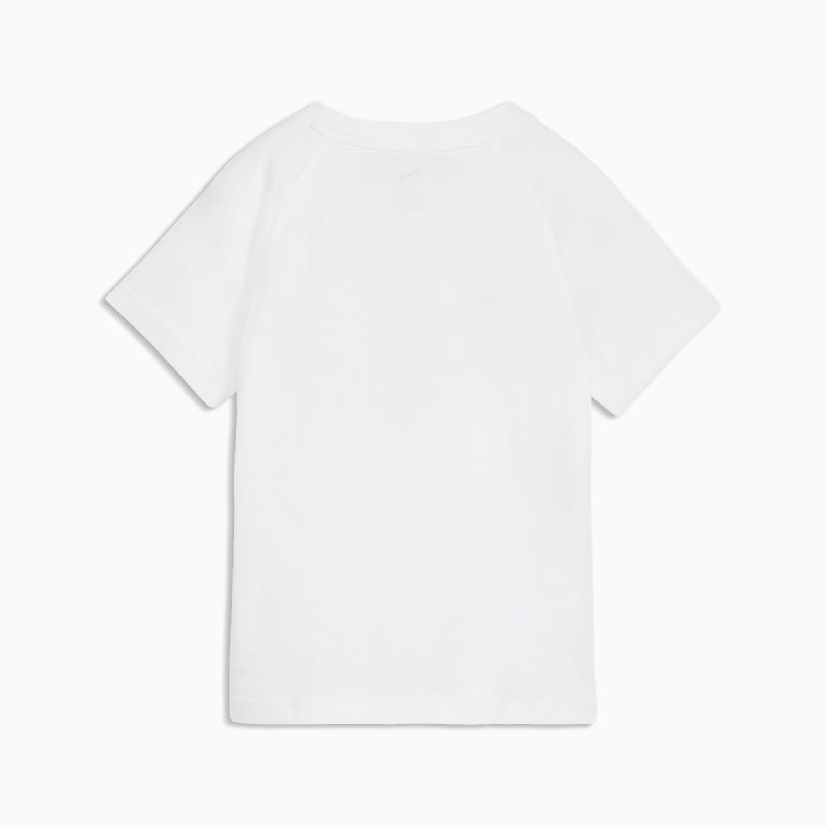 PUMA Kids Graphic Tee - PUMA White - back on white background