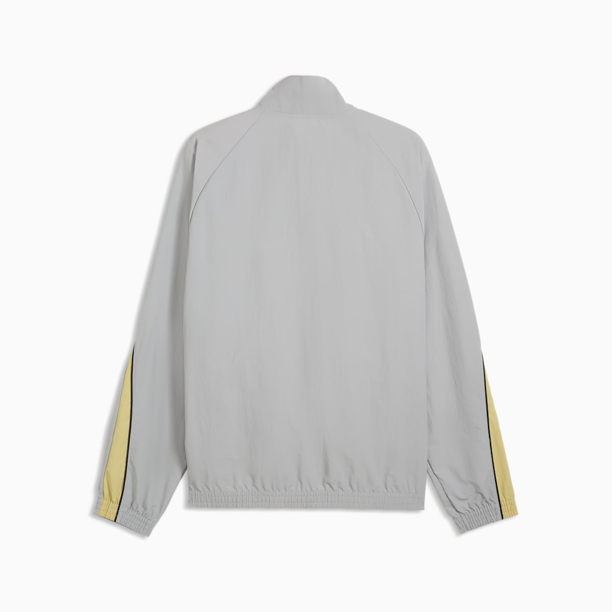 PUMA Sport Relaxed Track Jacket Men - Gray Echo - back on white background
