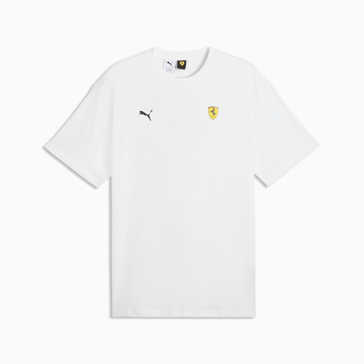 Ferrari Graphic Tee Men - PUMA White - front on white background