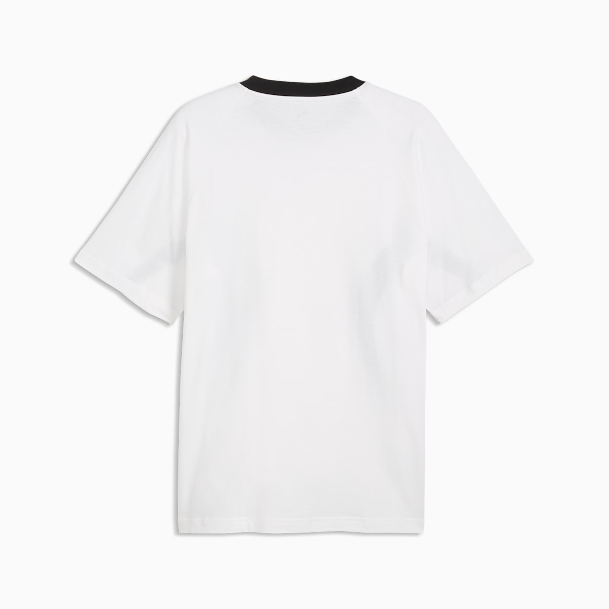 PUMA Sport Relaxed Colourblocked Tee Men - PUMA White - back on white background