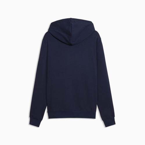 Essentials Elevated Hoodie Men - PUMA Navy - back on white background