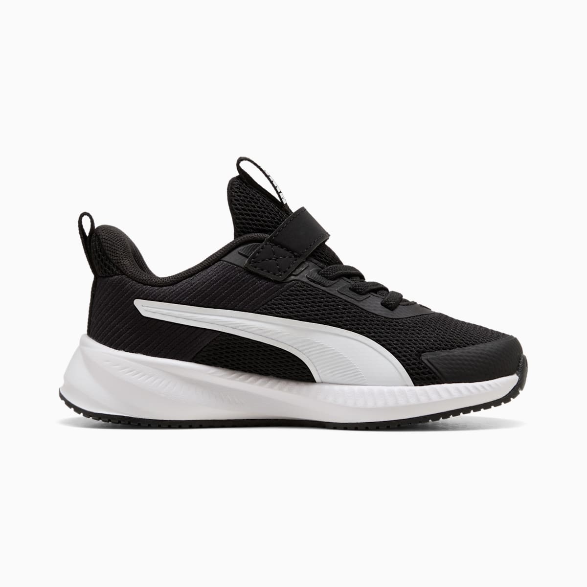 PUMA Flyer 4 Running Shoes Kids - PUMA Black-PUMA White - Front / Top View