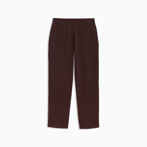Essentials Sequins Fleece Comfort Pants Women - Chocolate Fondue - back on white background