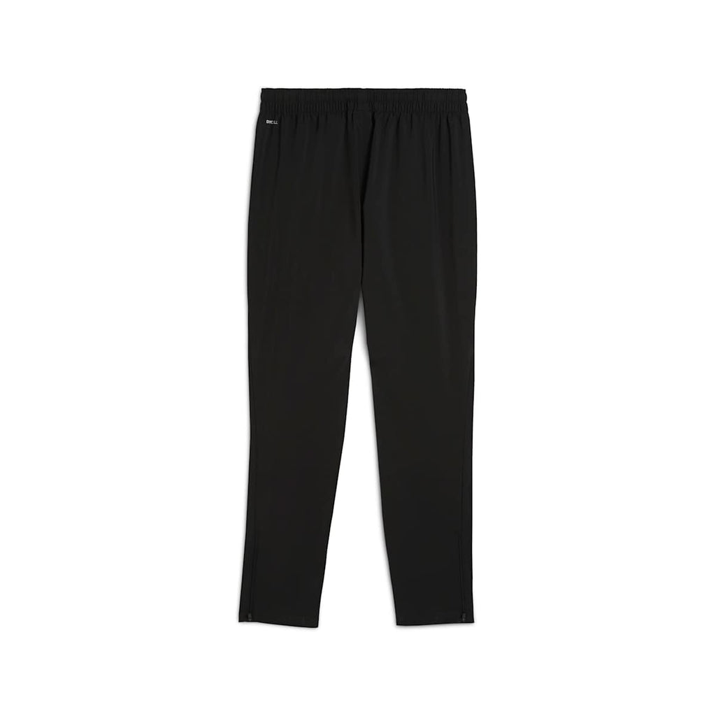 TAD ESSENTIALS Woven Tapered Pants Men - PUMA Black back view
