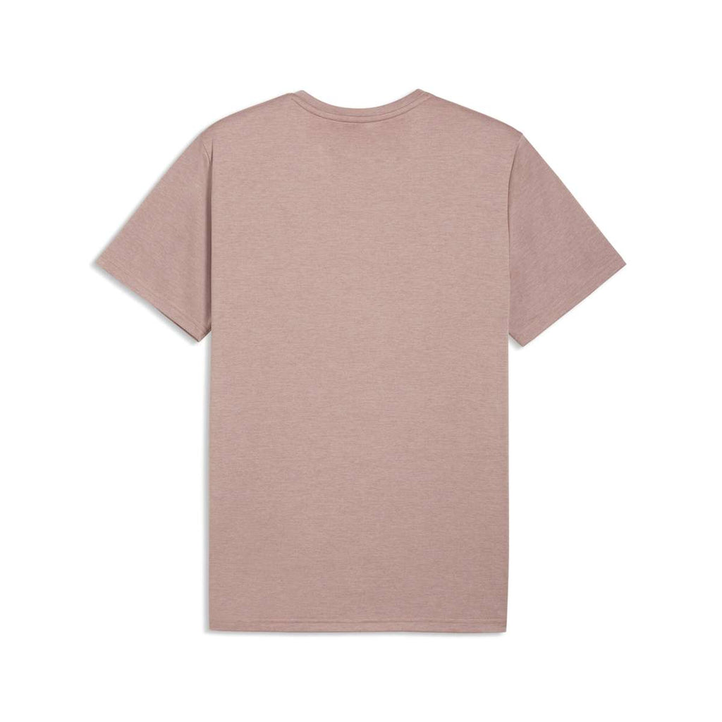 TAD ESSENTIALS Heather Cat Tee Men - Sandstone Heather back view