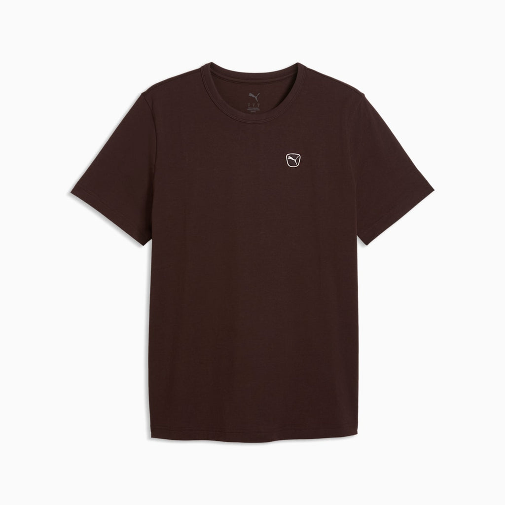 Essentials Elevated Tee Men - Chocolate Fondue - front on white background
