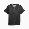 Train All Day Essentials Printed Tee Men - PUMA Black - front on white background