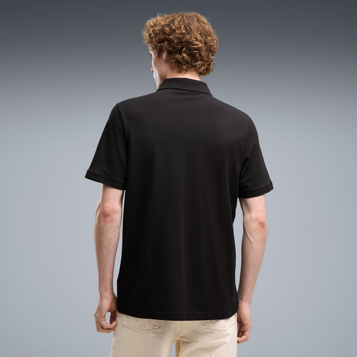 Essentials No. 1 Logo Piqué Polo Men - PUMA Black image 5