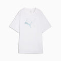 EVOSTRIPE Relaxed Graphic Tee Women - PUMA White front view