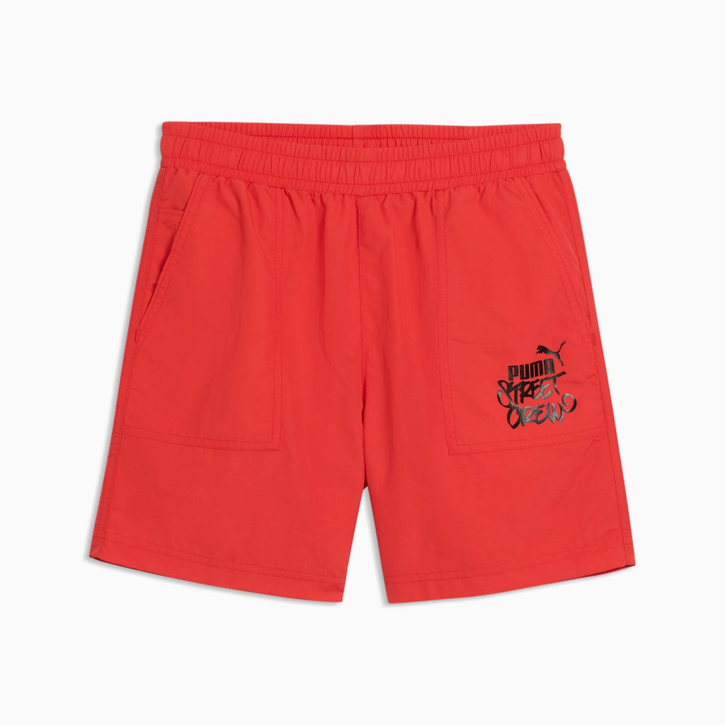 MID90s Woven Shorts B For All Time Red front view