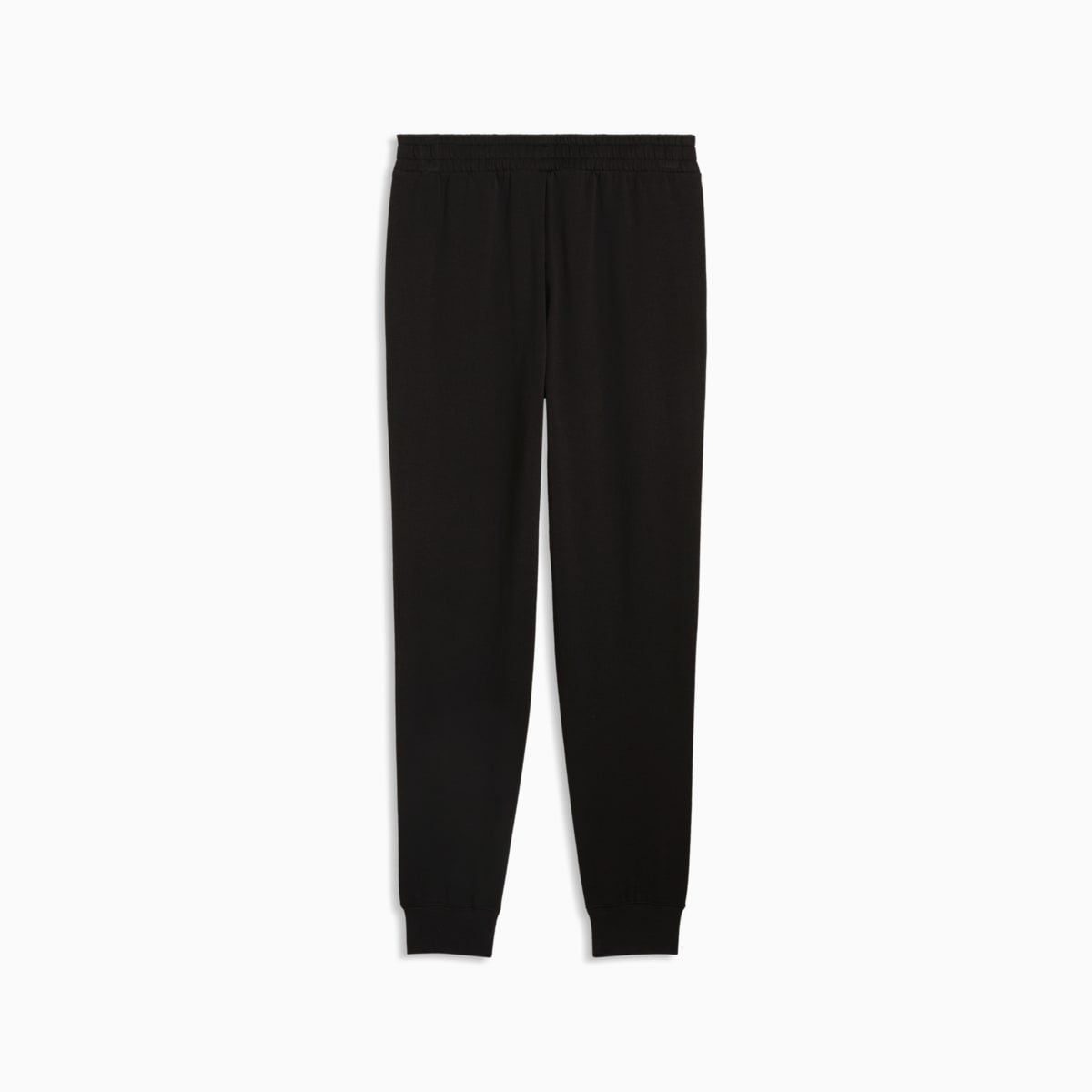 Essentials Elevated Men's Sweatpants - PUMA Black-warm white - back on white background