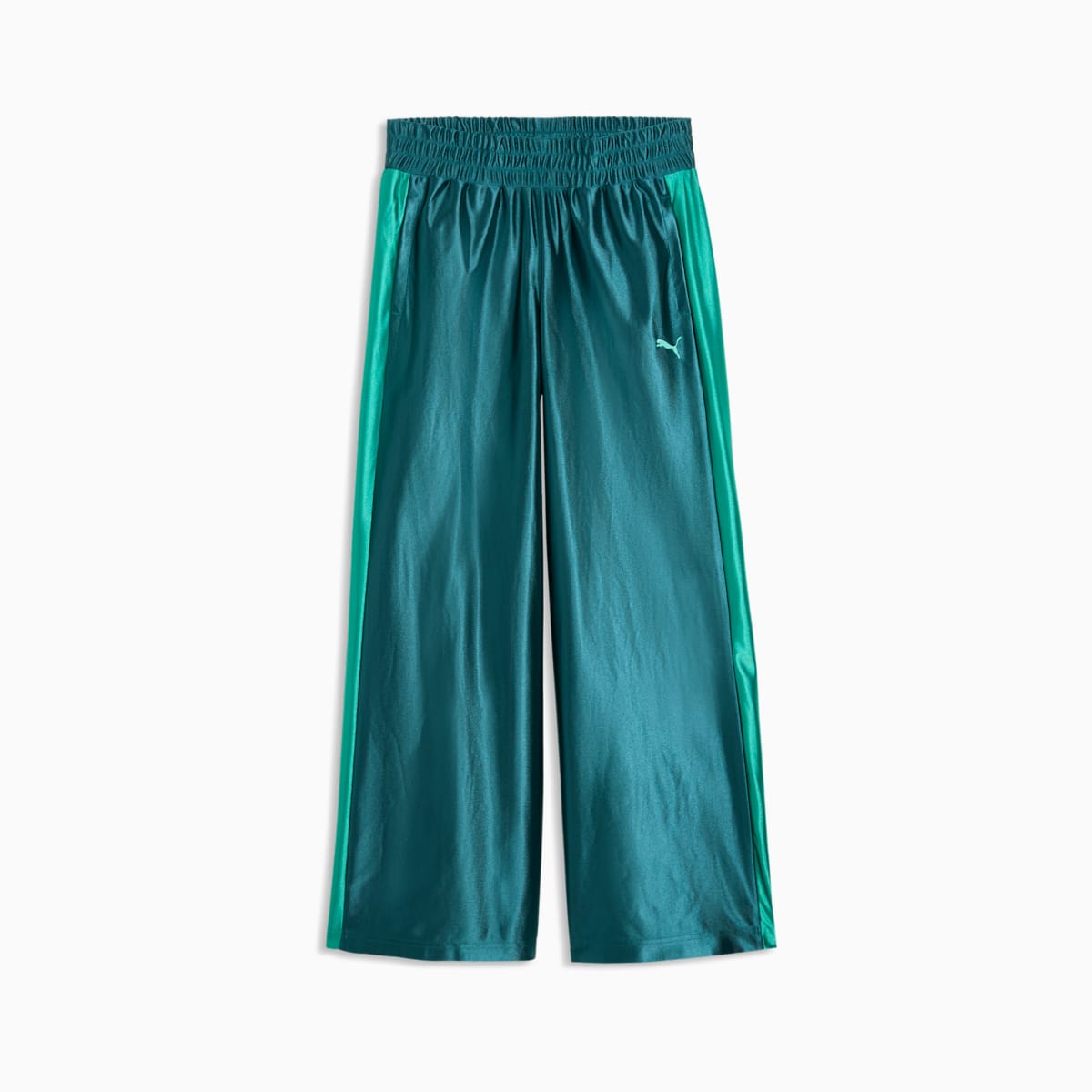 FUTURE.PUMA.ARCHIVE T7 Mid-Rise Track Pants Women - Emerald Ice front view