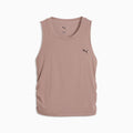 CLOUDSPUN Rib Tank Women - Sandstone front view