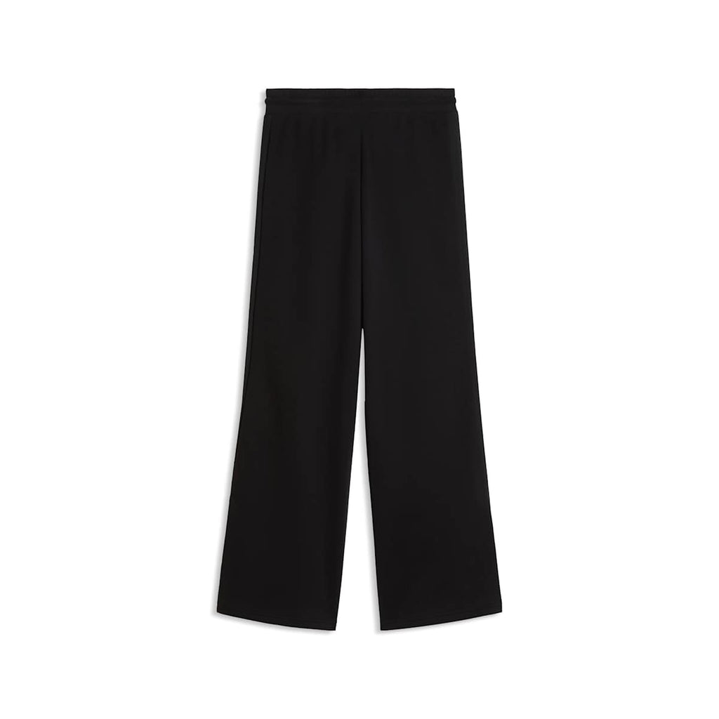 HER Comfort High-Waist Wide-Leg Pants Women - PUMA Black back view