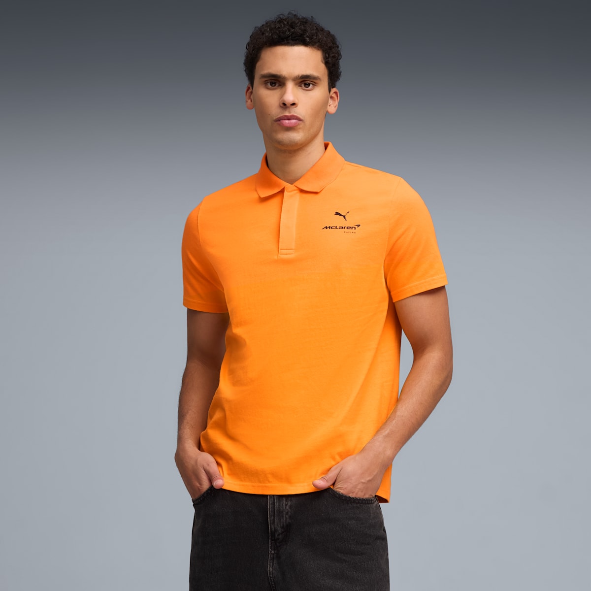 McLAREN RACING Small Logo Polo Men - Papaya image 4