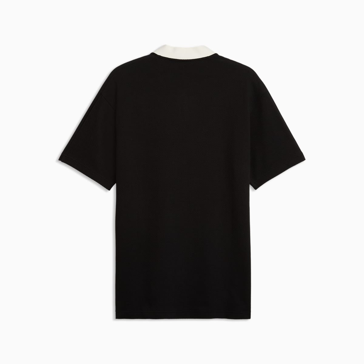 PUMA Class Relaxed Polo Men - PUMA Black - back on white background