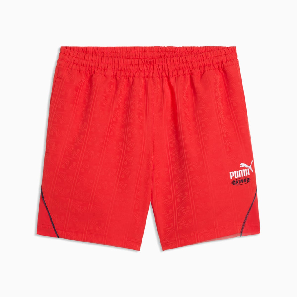 FUTURE.PUMA.ARCHIVE KING Relaxed Shorts Unisex - For All Time Red front view