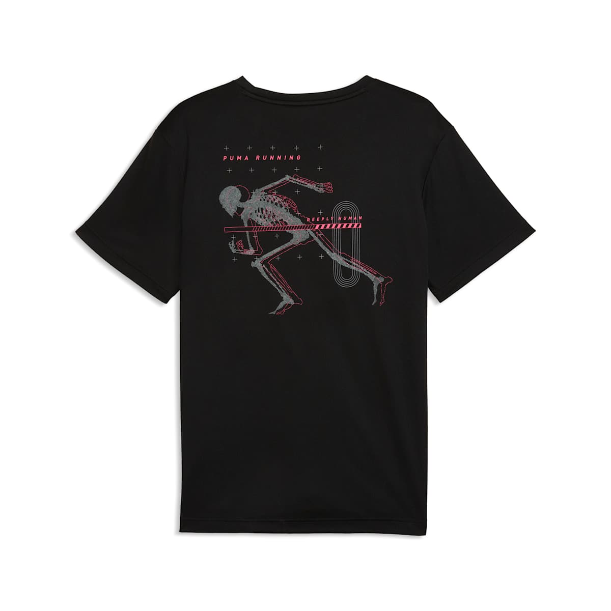 Run Illustration Graphic Tee Men - PUMA Black back view